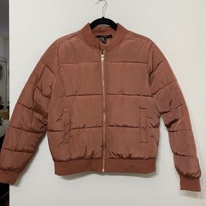 Dusty pink puffer Jacket